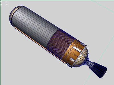 3d model ares 1 rocket - ARES 1 Rocket by Monkey Wrench